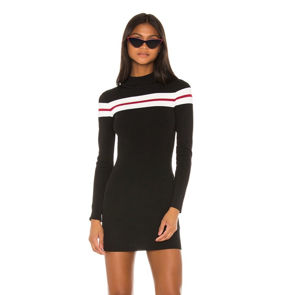 Superdown Debbie Stripe Knit Dress